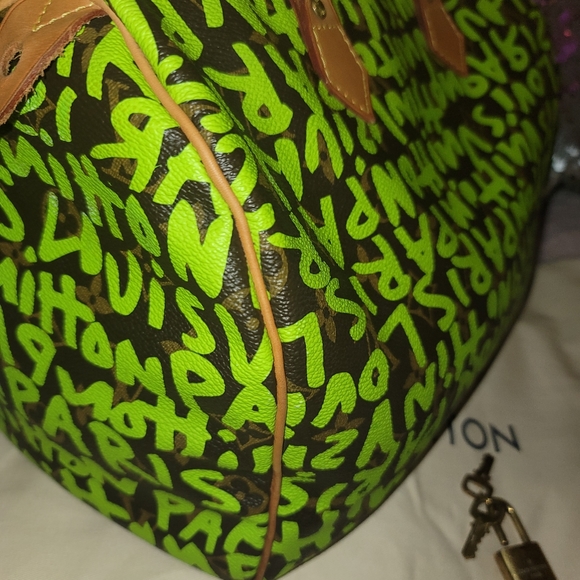 Rare limited edition vintage louis vuitton Graffit handbag - Picture 13 of 16